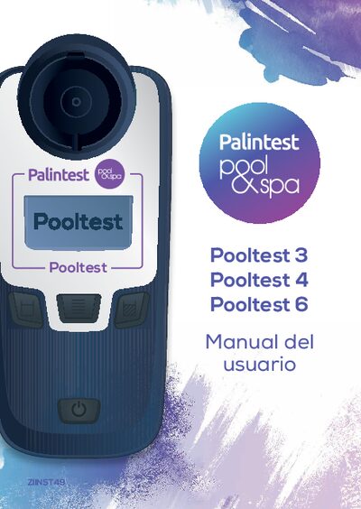 Palintest Pooltest User Manual - cover page