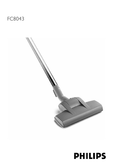 Philips FC8043 Turbo Nozzle User Manual - cover page