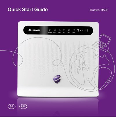 Huawei B593 SE Quick Start Guide - cover page