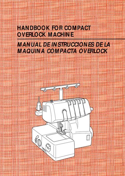Compact 5 46 Overlock Machine User Manual - cover page