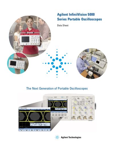 Agilent InfiniiVision 5000 Series Portable Oscilloscope Data Sheet