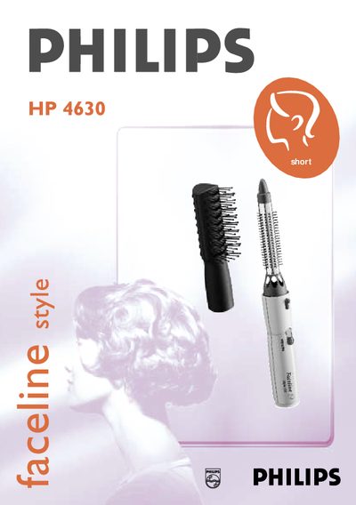 Philips HP4630 Hair Styler User Manual - cover page