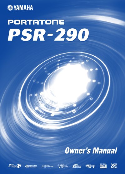 Yamaha PSR-290 Portatone Owner's Manual - cover page