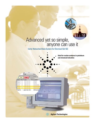 Agilent Cerity NDS for Chemical QA/QC Product Leaflet - cover page