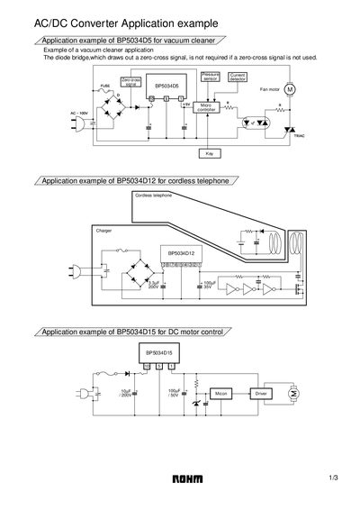 ROHM AC/DC Converter Application Examples - cover page