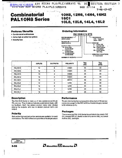 Monollthic 10H8 12H6 14H4 16H2 16C1 10L8 12L6 14L4 16L2  - cover page