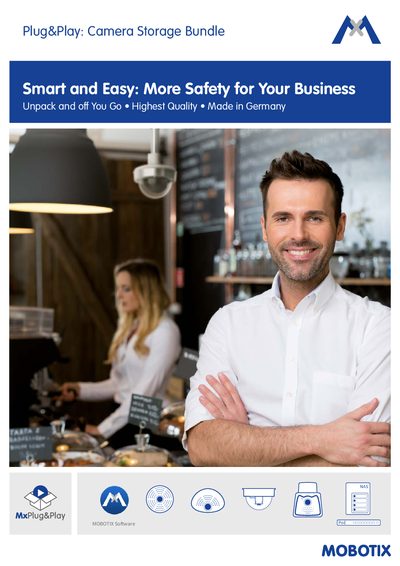 MOBOTIX Plug&Play Camera Storage Bundle Product Leaflet - cover page