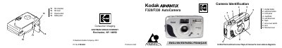 Kodak F320/F330 AutoCamera User Manual - cover page