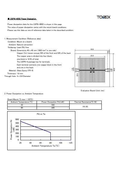 Torex USPN-4B02 Datasheet - cover page
