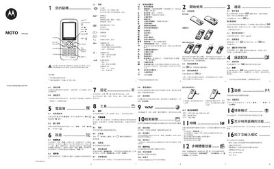 Motorola WX395 User Manual - cover page