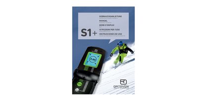 Ortovox S1+ Avalanche Transceiver User Manual - cover page