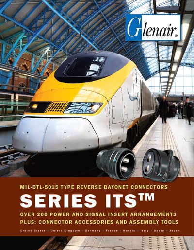 Glenair Series ITS and ITS-RG Reverse Bayonet Connectors Product Selection Guide - cover page