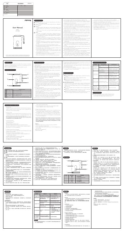 Joyoung JK-15K52 Electric Kettle User Manual