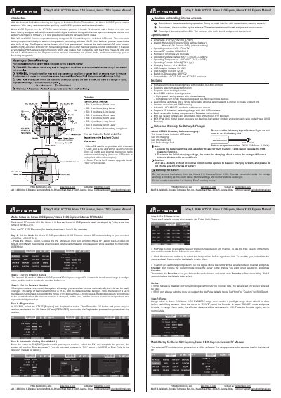 FrSky Horus X10 Express/Horus X10S Express User Manual