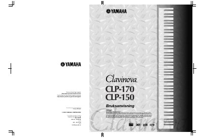 Yamaha CLP-170/CLP-150 User Manual - cover page