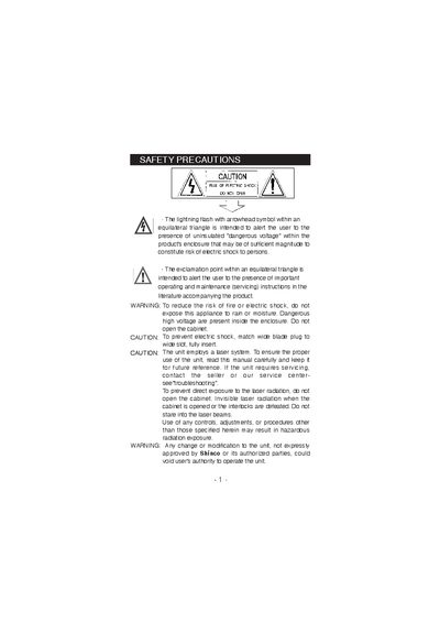 Philips SDP-1720 DVD Video Player User Manual - cover page