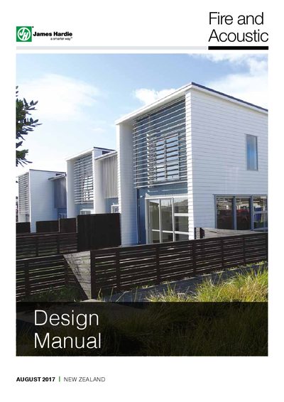 James Hardie Fire and Acoustic Design Manual - cover page