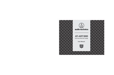 Audio-Technica MC-Tonabnehmer mit direktem Stereoabtastsystem User Manual