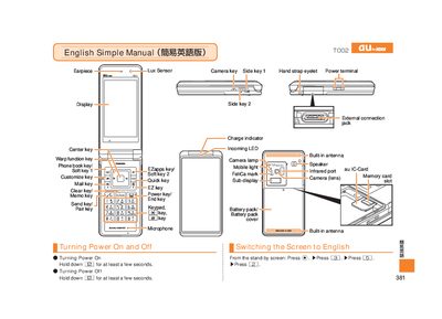 au Mobile Phone User Manual