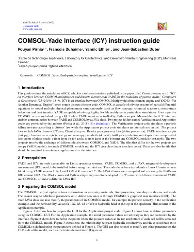 COMSOL ICY Interface Installation Guide