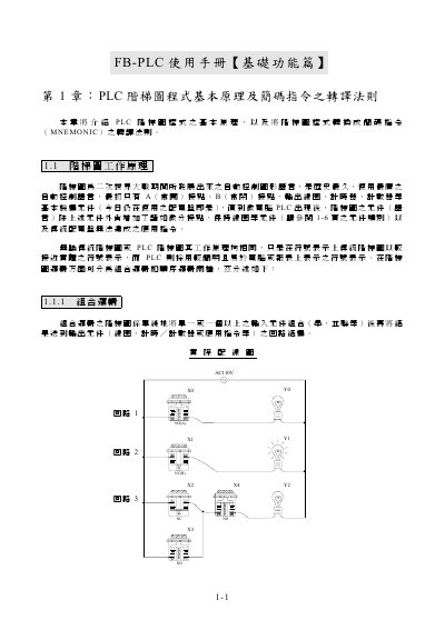 FB FB-PLC PLC Basic Function Manual - cover page