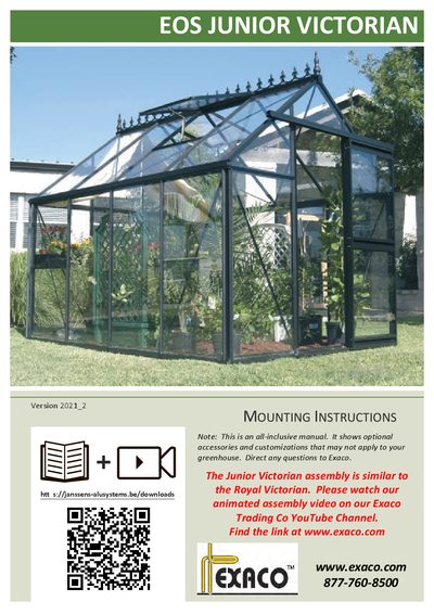 EOS Junior Victorian JVIC23/JVIC24/JVIC25 Assembly Manual - cover page