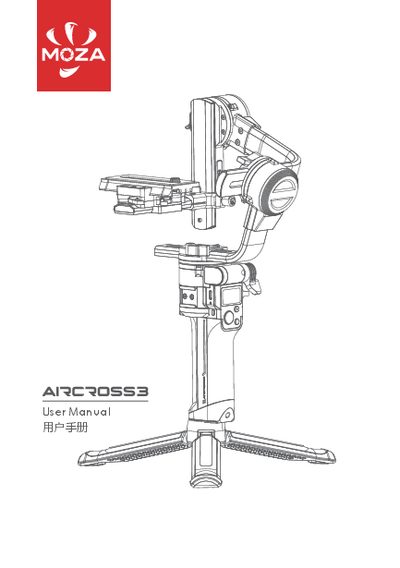 MOZA AirCross 3 Gimbal User Manual