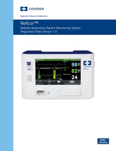 Nellcor Respiration Rate Version 1.0 User Manual Addendum