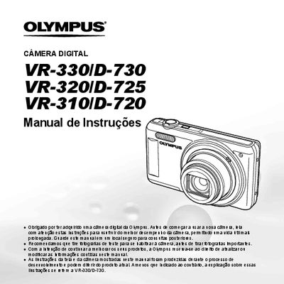 Olympus VR-330/D-730, VR-320/D-725, VR-315/D-720 User Manual - cover page