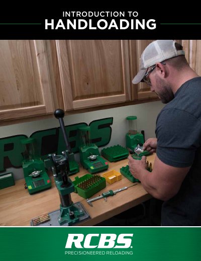RCBS Rock Chucker Supreme Master Reloading Kit Handloading Introduction Manual - cover page