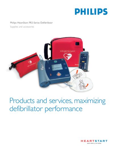 Philips HeartStart FR2-Series Defibrillator Supplies and Accessories Manual - cover page
