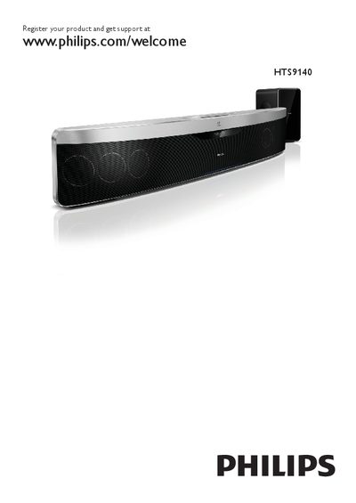 Philips HTS9140 User Manual - cover page