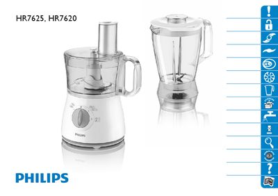 Philips HR7625/HR7620 User Manual - cover page