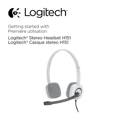 Logitech H151 Stereo Headset User Manual - cover page