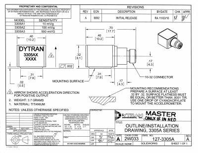 Dytran 3305A Data Sheet