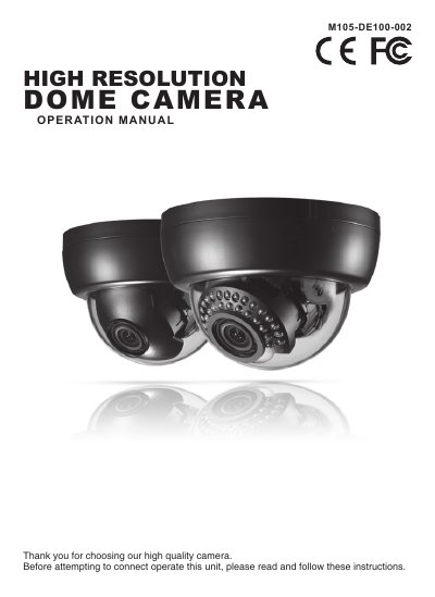EverFocus ED710_730 User Manual - cover page
