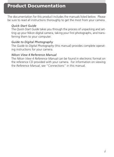 Nikon COOLPIX5000 User Manual - cover page