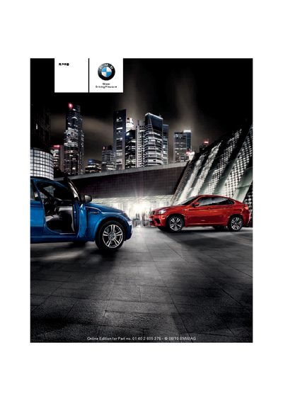 BMW X5 xDrive35i User Manual - cover page