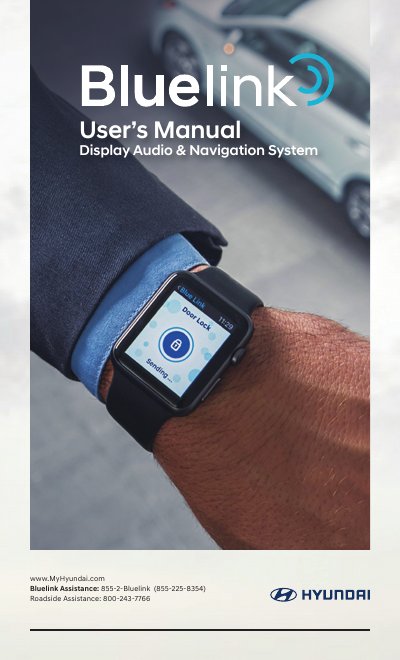 Hyundai Bluelink User's Manual - cover page