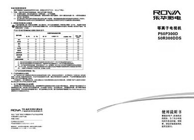 TCL P50P3300D/50R300DDS liquid crystal Television Manual - cover page