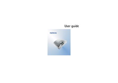Nokia DTX-3 User Manual - cover page