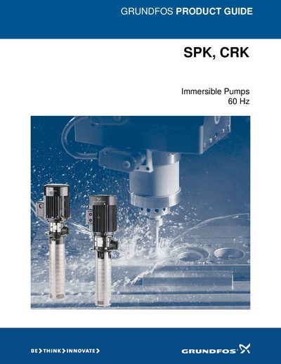 Grundfos SPK, CRK Immersible Pumps Product Guide - cover page