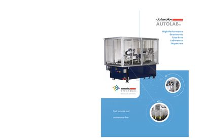 Datacolor AUTOLAB TF-128 Product Leaflet - cover page