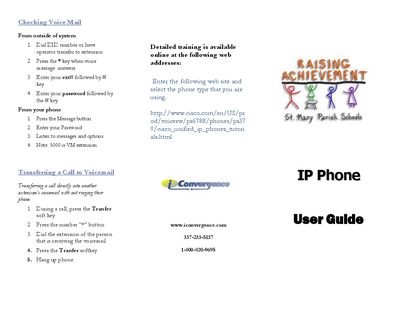 Cisco IP Phone User Guide - cover page