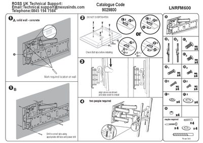 ROSS UK LNRFM6009029800 Solid Wall Concrete Bolt Installation Guide - cover page