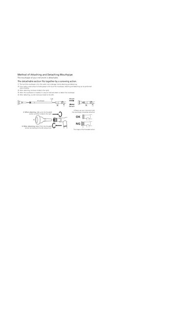 Method of Attaching and Detaching Mouthpipe - cover page