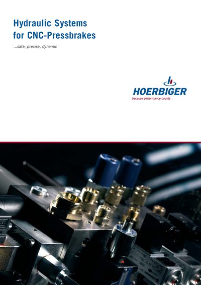 HOERBIGER Hydraulic Systems for CNC Pressbrakes Product Leaflet - cover page
