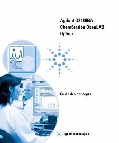 Agilent G2170-93034_ Agilent G2189BA ChemStation OpenLAB Option Guide des concepts - cover page