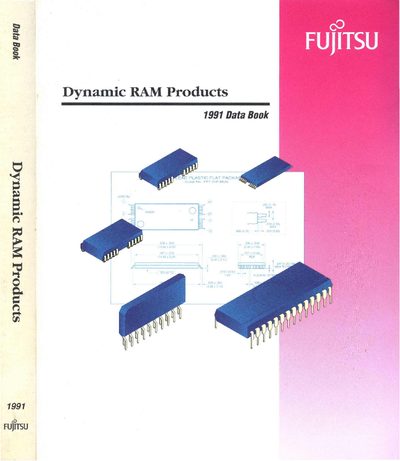 Fujitsu Dynamic RAM Products Data Book - cover page
