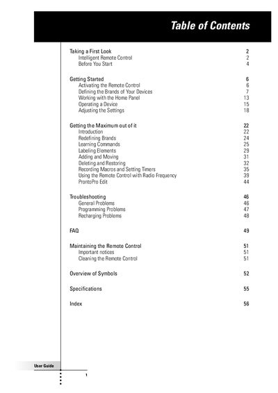 Human Interface Group Intelligent Remote Control User Guide - cover page
